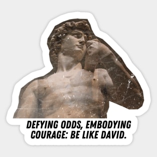 David by Michelangelo Sticker